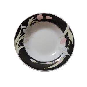 Fairfield Fine China Yung Shen Cereal/Soup/Salad Bowl Floral W/Gold Trim 8 1/4"